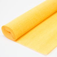 Иллюстрация Гофрированная бумага/ Желтая солнечная, 50х250 см