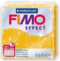 112 Пластик FIMO/ Золото с блестками EFFECT, 57 гр, Германия