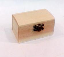 Шкатулка-мини-дерево/ Простая, 9х5х5 см