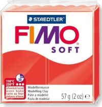 24 Пластик FIMO/ Красный SOFT, 57 гр, Германия