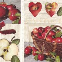 Урожай яблок - салфетка 33х33 см для декупажа, Германия