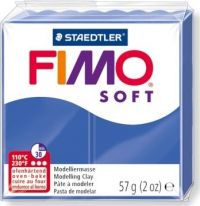 33 Пластик FIMO/ Блестящий синий SOFT, 57 гр, Германия