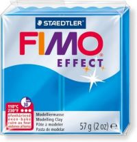 374 Пластик FIMO/ Полупрозрачный синий EFFECT, 57 гр, Германия
